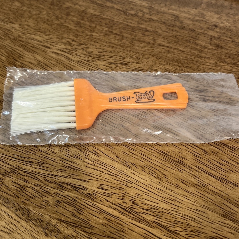 Gravy Master Seasoning & Browning‎ Sauce Brush NOS New Vintage Kitchen Basting